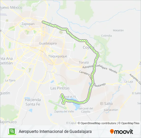 Transporte Público - ¿Cómo llegar de Guadalajara al Aeropuerto en Autobus?