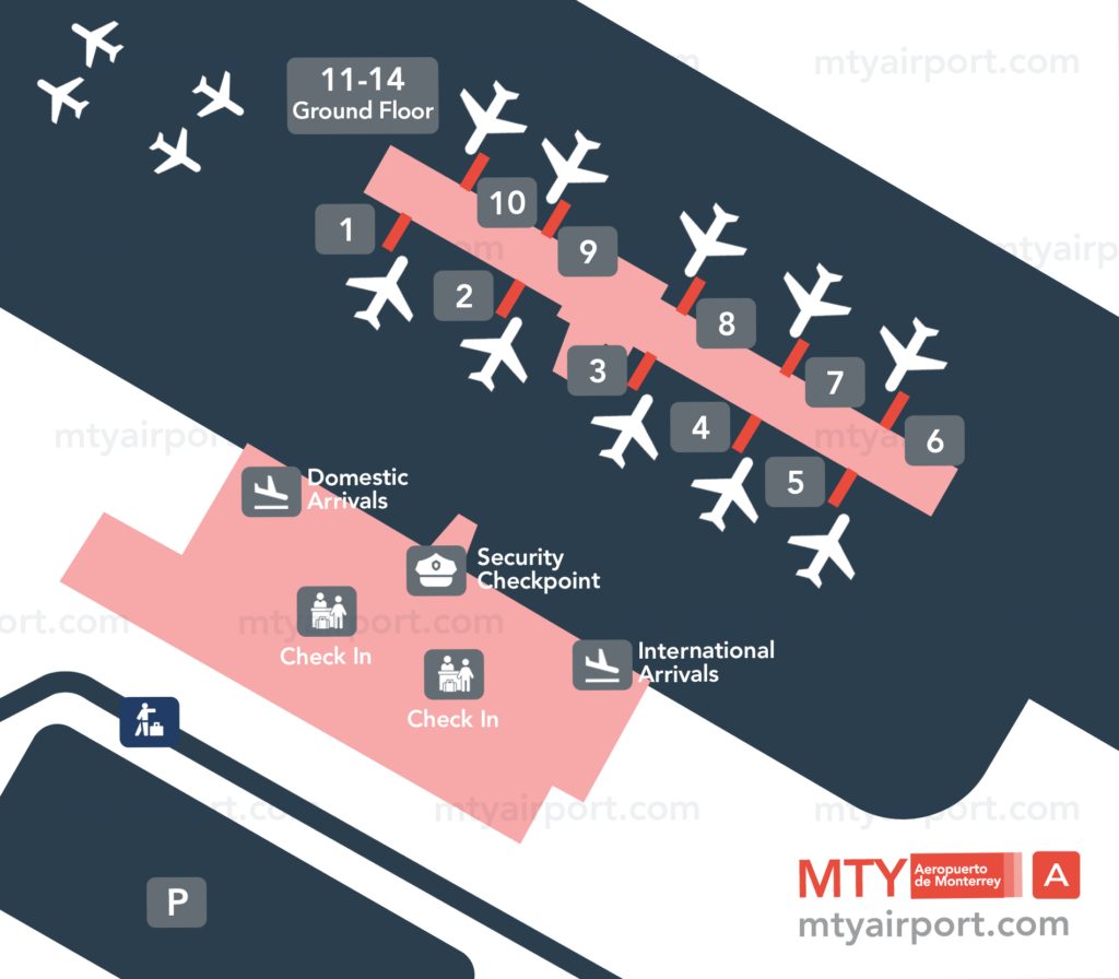 Terminal A, Monterrey Airport